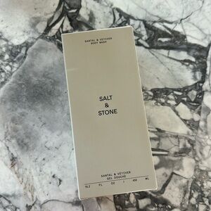 Salt & Stone Santal and Vetiver body wash, brand new, 450ml